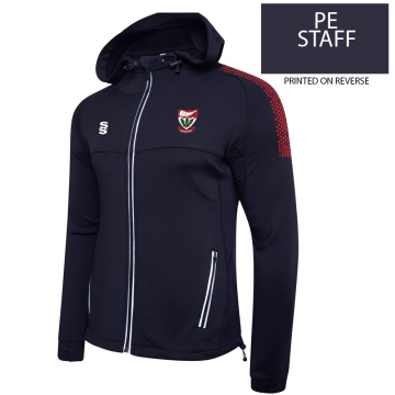 RIDGEWAY ACADEMY PE STAFF - DUAL HOODY WITH RED TRIM