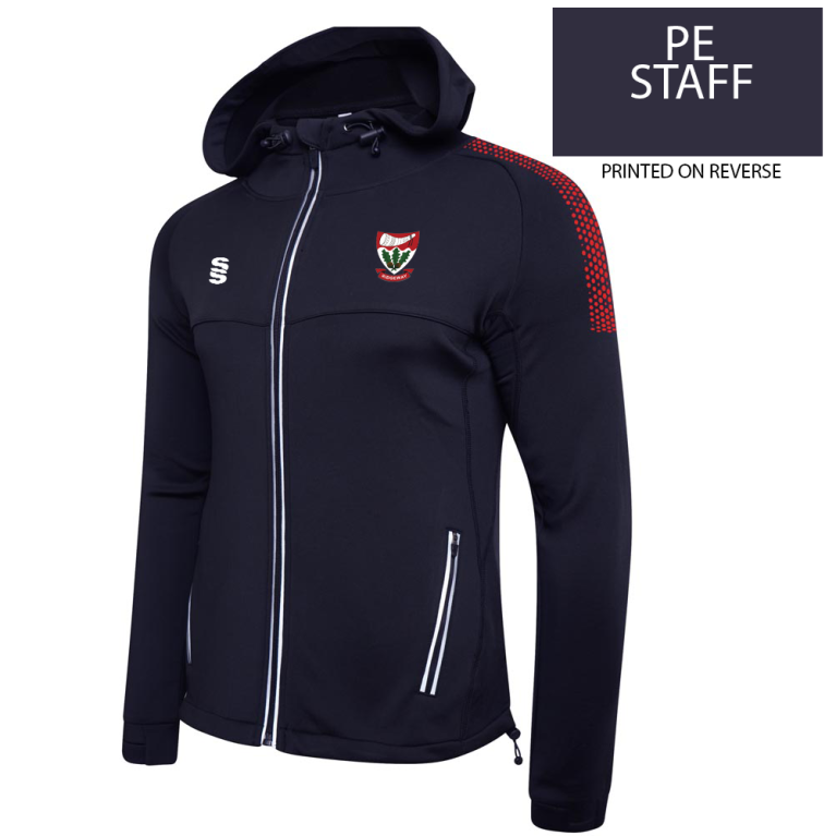 RIDGEWAY ACADEMY PE STAFF - DUAL HOODY WITH RED TRIM
