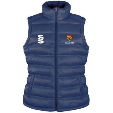 Women's Padded Gilet : Navy