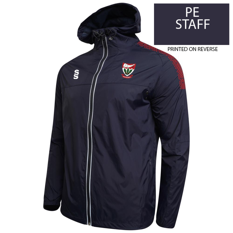 RIDGEWAY ACADEMY PE STAFF - LIGHTWEIGHT JACKET WITH RED TRIM