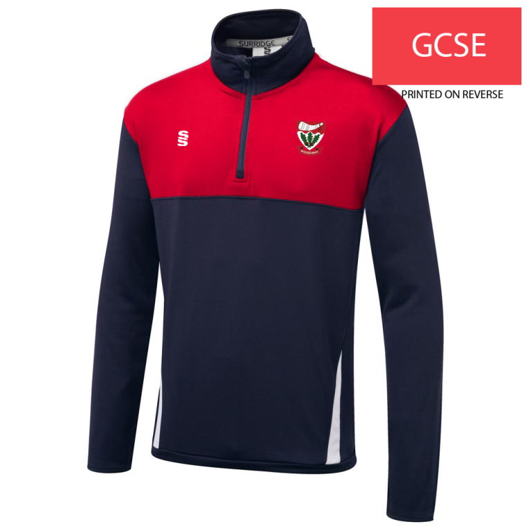 RIDGEWAY ACADEMY GCSE - BLADE PERFORMANCE TOP WITH RED TRIM