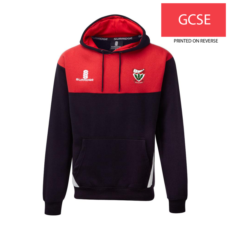 RIDGEWAY ACADEMY GCSE - BLADE HOODY WITH RED TRIM